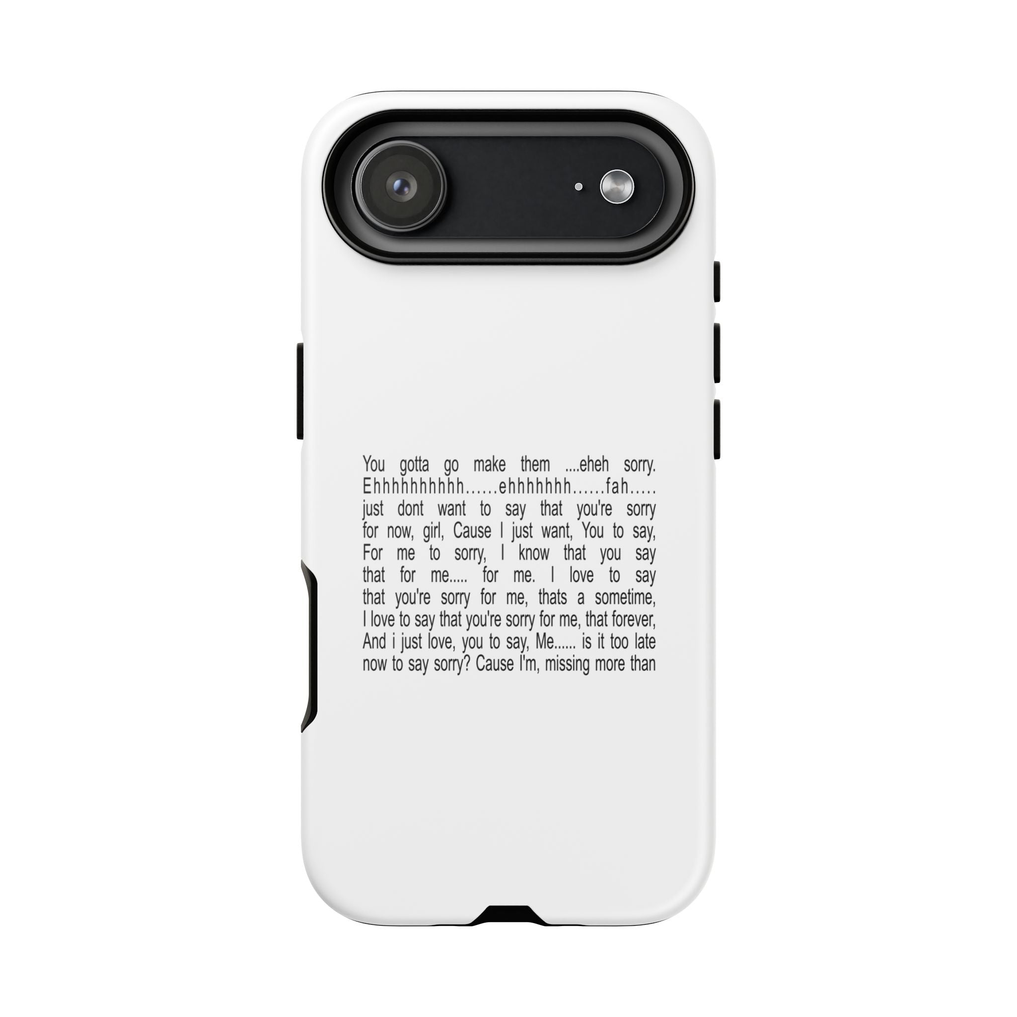 The "Sorry" Guy Viral Meme Phone Case | Viral TikTok Edition